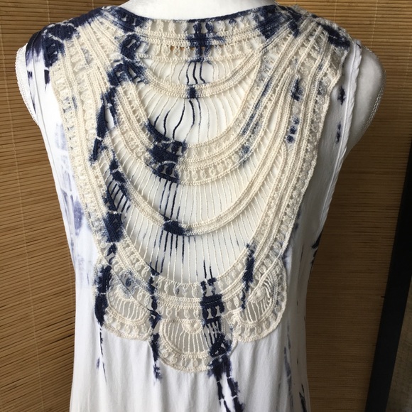 Tie-Dye Crochet Hi-Lo Tank - Picture 5 of 6